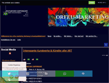 Tablet Screenshot of orfeu-marketing.com